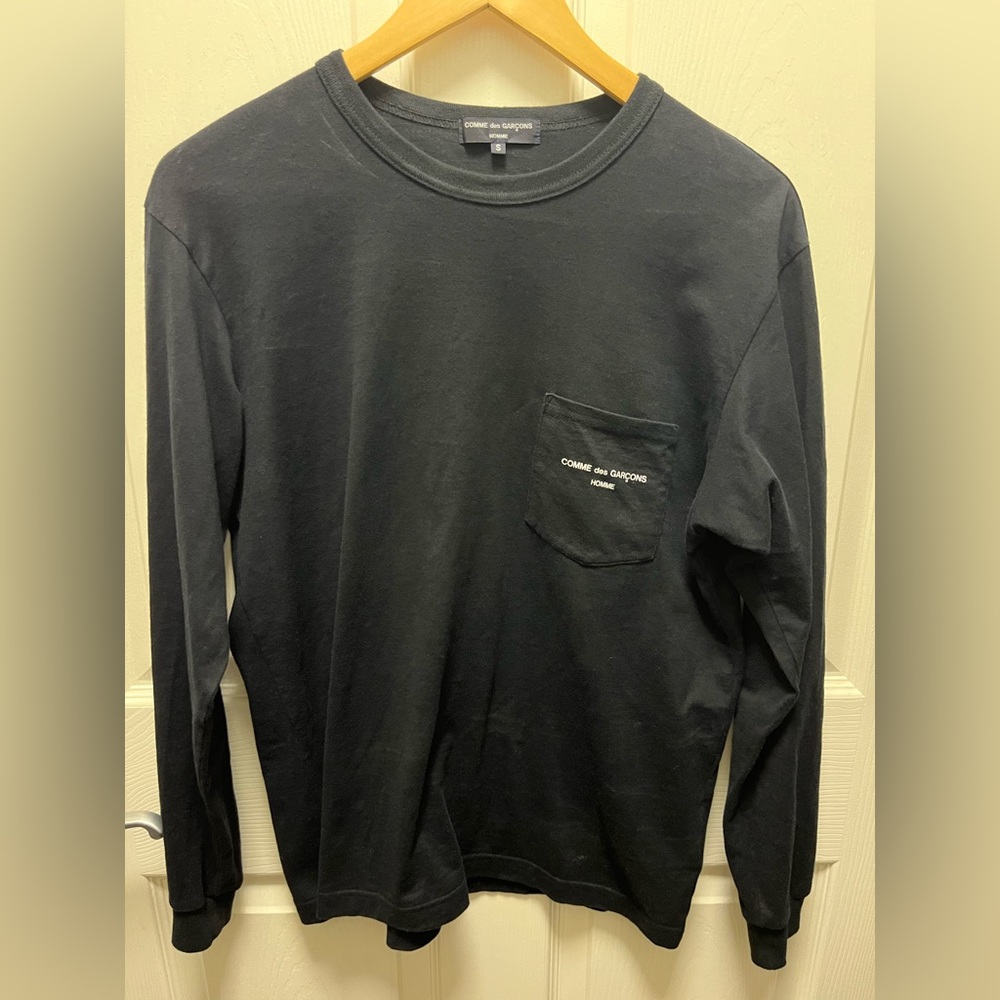 Comme des Garcons Black Pocket Long Sleeve T-Shirt